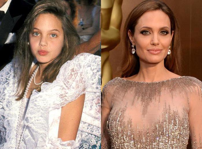 Анджелина Джоли в детстве и юности