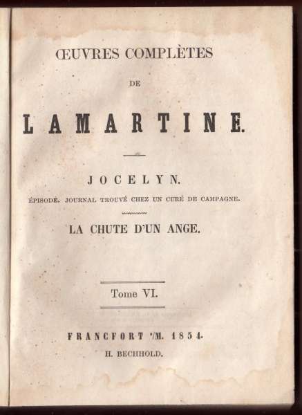 Писатель Альфонс де Ламартин: биография, творчество и интересные факты